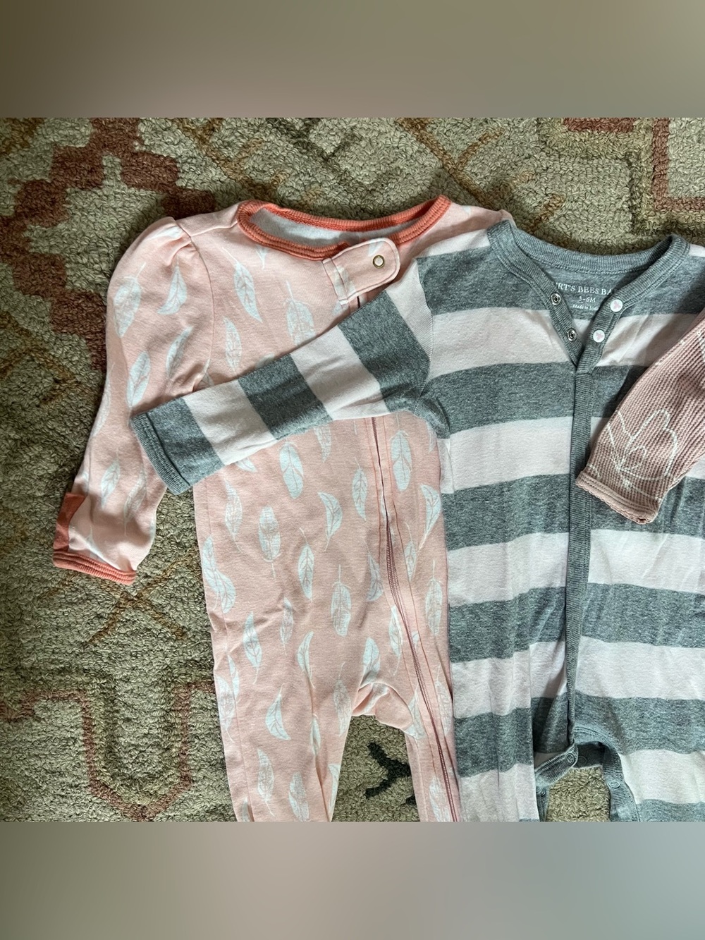 Baby Girls Pajamas Sleepers 3-6 mos bundle - Picture 2 of 5